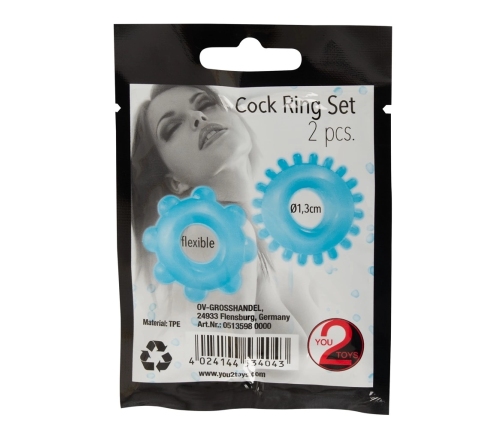 Cock ring set 2 pcs.