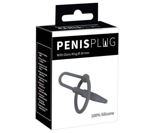 Penis Plug with Glans Ring