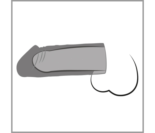 You2Toys Mega Sleeve Transparent Extension 19cm Flexible TPE