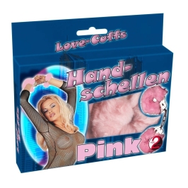 You2Toys Love Cuffs Pink - Plush-Covered Restraint with Keys