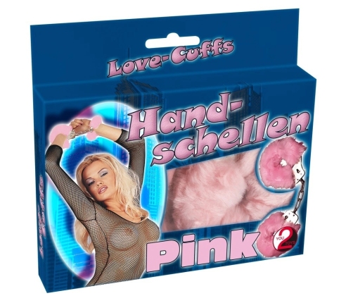 You2Toys Love Cuffs Pink - Plush-Covered Restraint with Keys