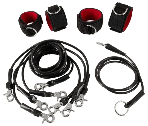 You2Toys Bondage Set 9 pcs Black - Versatile Adjustable System