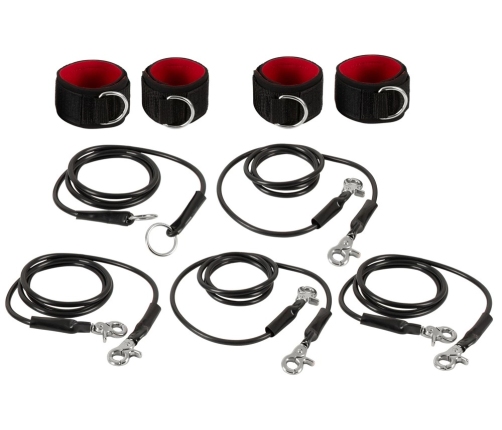 You2Toys Bondage Set 9 pcs Black - Versatile Adjustable System