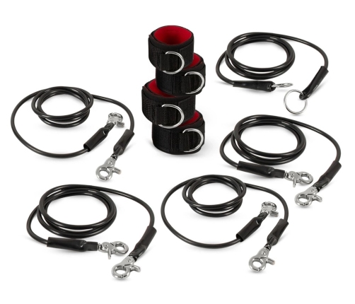 You2Toys Bondage Set 9 pcs Black - Versatile Adjustable System