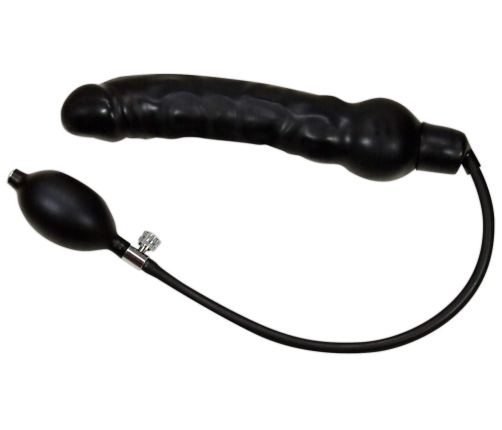 Blow me up Latex Dildo black