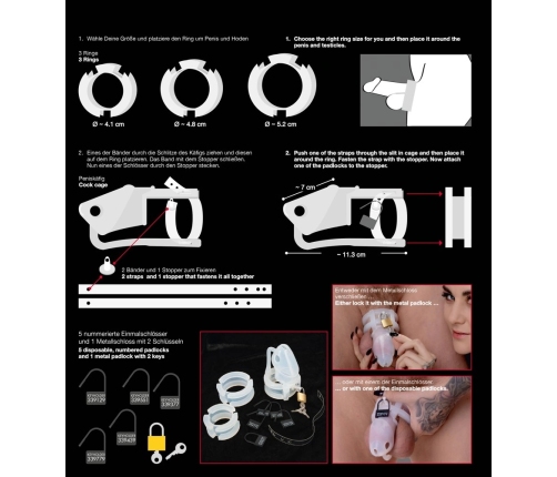 Cock Cage Set 15 pcs.