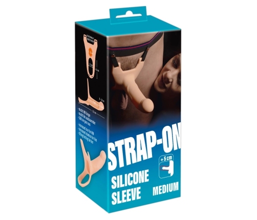 Silicone Strap-on +5cm medium