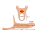 Silicone Strap-on +6cm large