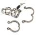 Zado Stainless Steel Secure Comfort System 9.5cm Adjustable Rings