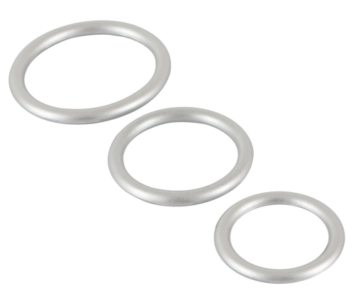 Metallic Silicone Cock ring se