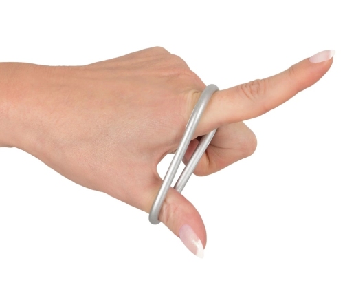 Metallic Silicone Cock ring se