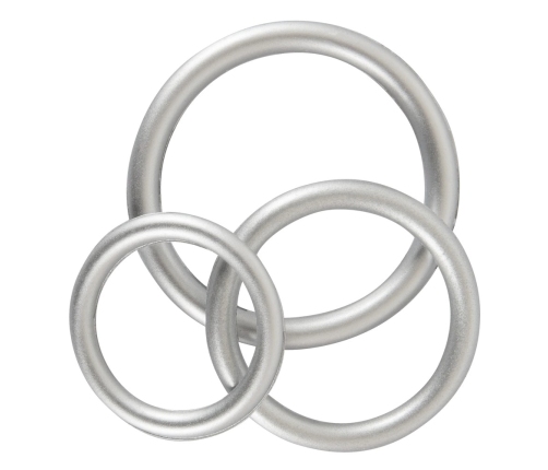 Metallic Silicone Cock ring se