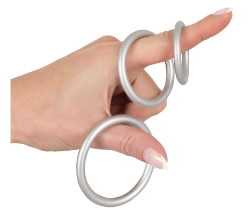 Metallic Silicone Cock ring se