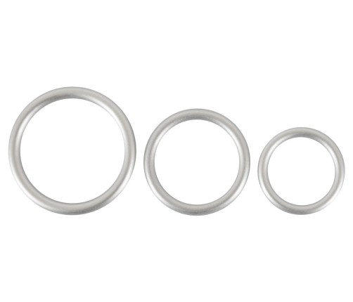 Metallic Silicone Cock ring se