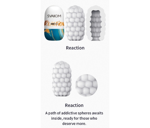 SVAKOM Hedy X-Reaction Set of 5 Flexible Intimate Egg Devices