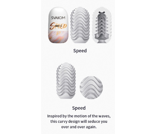 Svakom Hedy X-Speed Set of 5 - Reusable Flexible Stimulation Sleeves