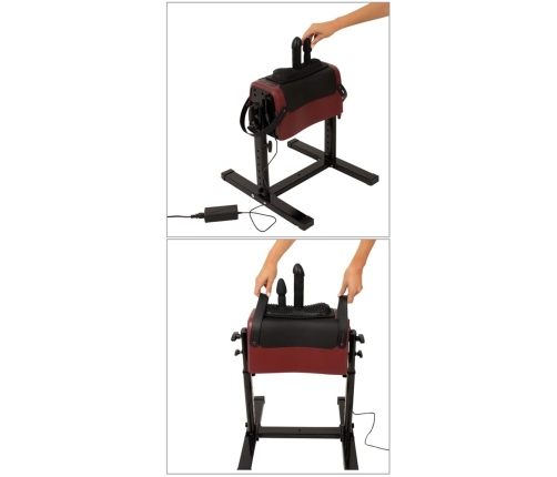 The Banger CLIMAXXR360 Multi-Attachment Electric Intimate Machine, Adjustable Seat