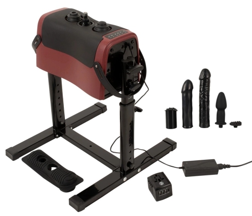 The Banger CLIMAXXR360 Multi-Attachment Electric Intimate Machine, Adjustable Seat