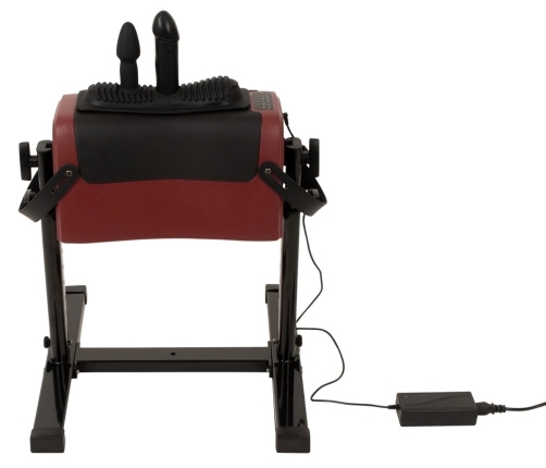 The Banger CLIMAXXR360 Multi-Attachment Electric Intimate Machine, Adjustable Seat