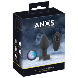 ANOS RC LED Light Plug Silicone, 9 cm, 7 Modes, Remote, Waterproof