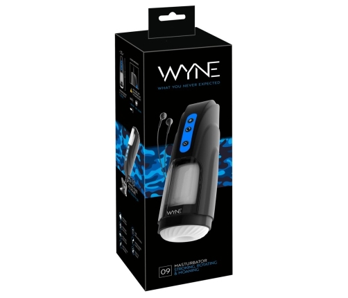 WYNE Intimate Device 09 with Rotating Sleeve and Audio System, 28.9 cm