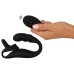 Rebel RC Prostate Plug & Dual Support Ring Set, Silicone, Black