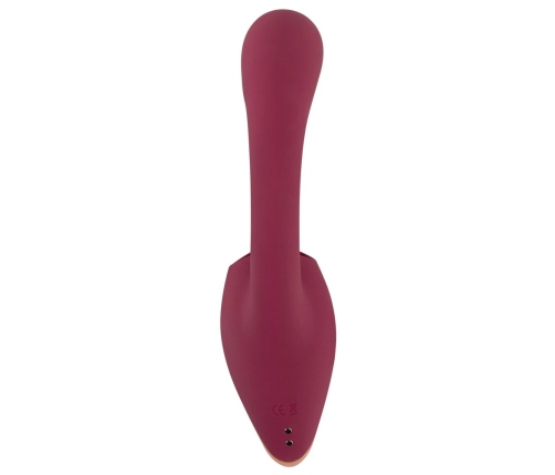 Javida 2 Function Intimate Device with Vibration & Licking System, 20.6 cm