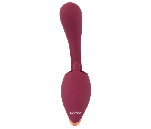 Javida 2 Function Intimate Device with Vibration & Licking System, 20.6 cm