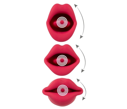 You2Toys Oral Fun Vibrator Moving Lips Silicone Pink 13cm
