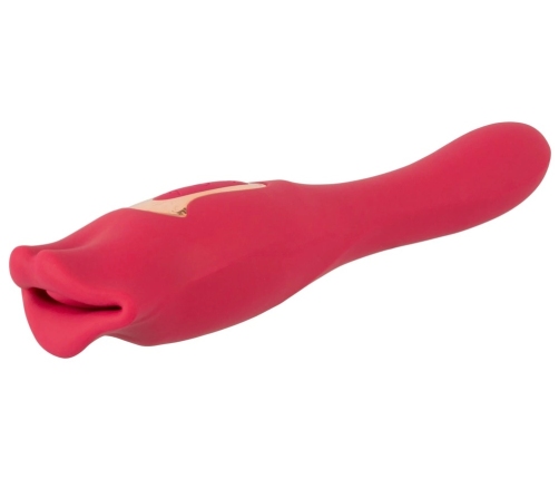 You2Toys Oral Fun Vibrator L Dual-Ended Moving Lips Pink 22.2cm