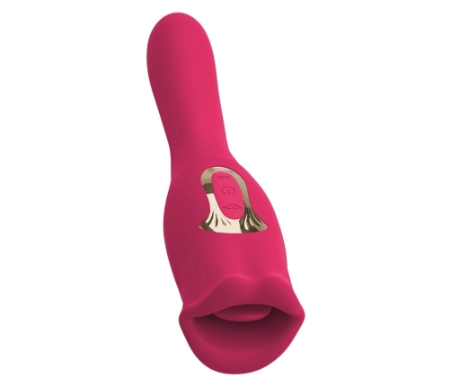 You2Toys Oral Fun Vibrator L Dual-Ended Moving Lips Pink 22.2cm