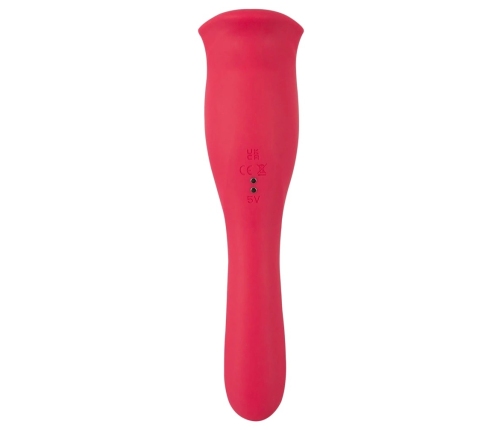 You2Toys Oral Fun Vibrator L Dual-Ended Moving Lips Pink 22.2cm