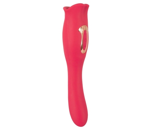 You2Toys Oral Fun Vibrator L Dual-Ended Moving Lips Pink 22.2cm