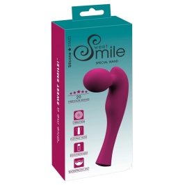 Sweet Smile Special Wand Cordless Rechargeable Body Massager, Pink, 20 cm