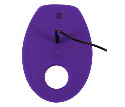 Couples Choice RC Multi Function Vibro Cushion with Flexible Ring 15 cm