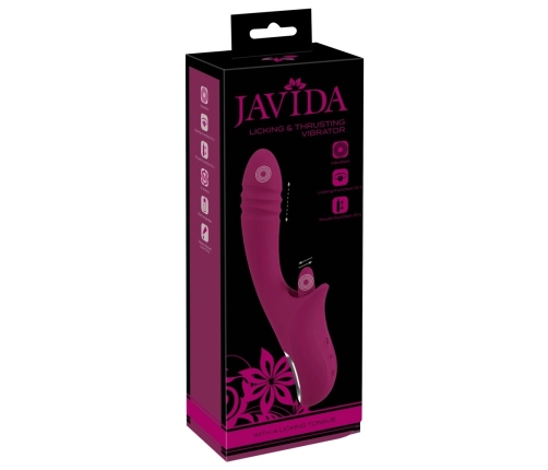 Javida Licking & Thrusting Intimate Machine Silicone, 22.5 cm, Pink