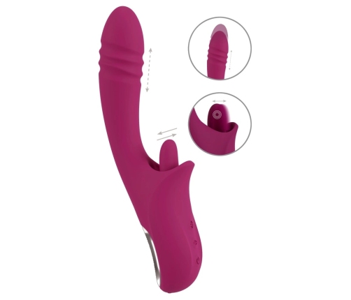 Javida Licking & Thrusting Intimate Machine Silicone, 22.5 cm, Pink
