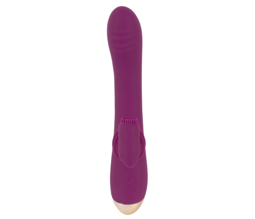 Javida 2-Function Intimate Device with Moving Stimulator, Purple, 22.3 cm
