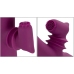 Javida 2-Function Intimate Device with Moving Stimulator, Purple, 22.3 cm
