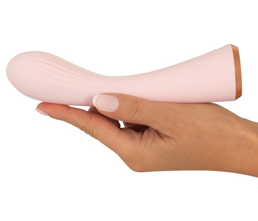 You2Toys Double Layer Silicone Vibrator with Curved Tip 17.7cm, Purple