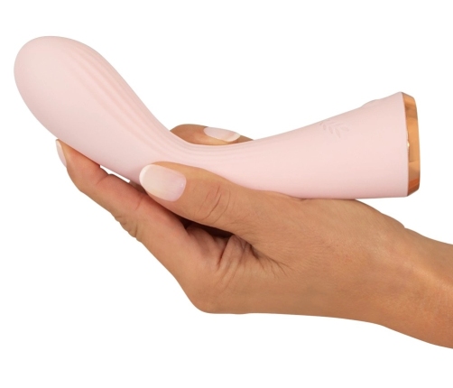 You2Toys Double Layer Silicone Vibrator with Curved Tip 17.7cm, Purple