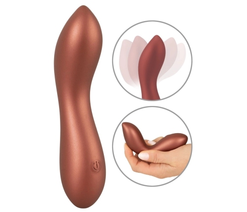 Sweet Smile Metallic Flexible Mini Intimate Massager 18cm Silicone