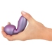 Sweet Smile Metallic Mini Wand - Compact Waterproof Massage Device, Silver