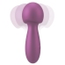 Sweet Smile Metallic Mini Wand - Compact Waterproof Massage Device, Silver