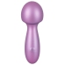 Sweet Smile Metallic Mini Wand - Compact Waterproof Massage Device, Silver