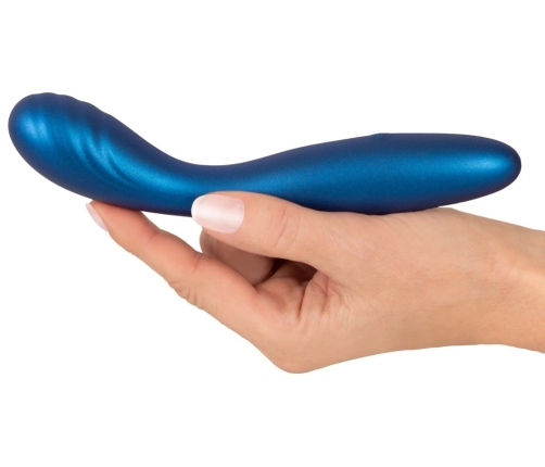 Sweet Smile Flexible G-Spot Vibrator Metallic Silicone 18cm Waterproof