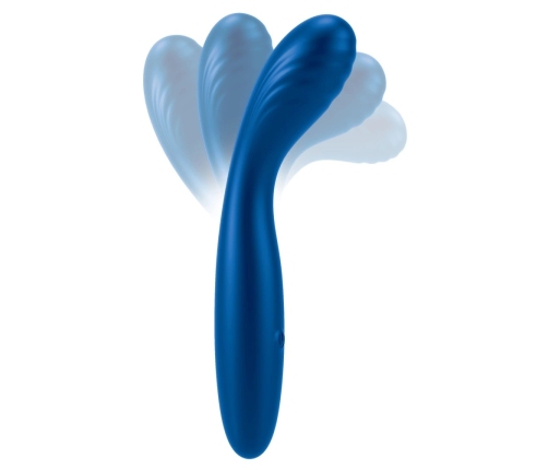 Sweet Smile Flexible G-Spot Vibrator Metallic Silicone 18cm Waterproof