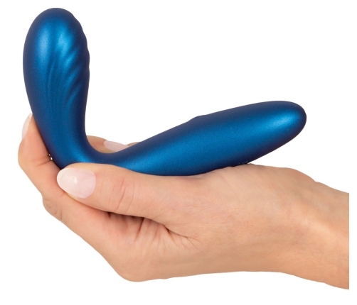 Sweet Smile Flexible G-Spot Vibrator Metallic Silicone 18cm Waterproof