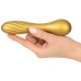 Sweet Smile Flexible Swirl Metallic Silicone Vibrator 16cm Waterproof