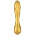 Sweet Smile Flexible Swirl Metallic Silicone Vibrator 16cm Waterproof